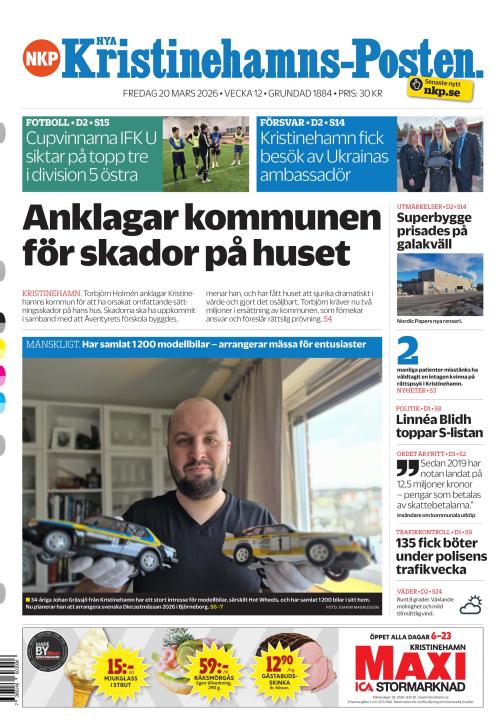 Nya Kristinehamns-Posten 20.3.2026