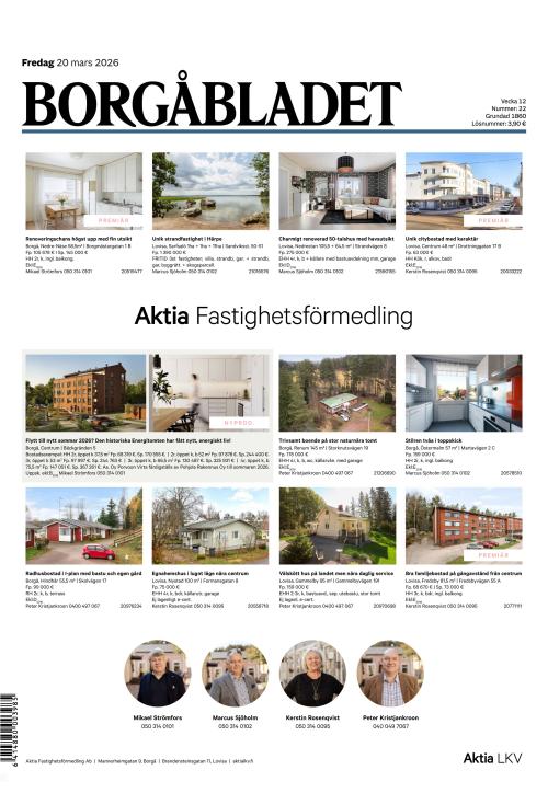 Borgåbladet 20.3.2026