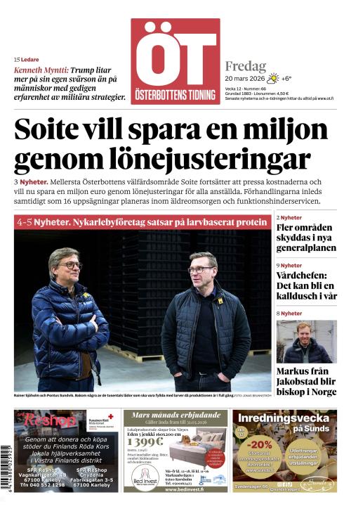 Österbottens Tidning 20.3.2026