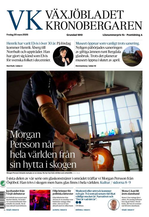 Växjöbladet Kronobergaren 20.3.2026