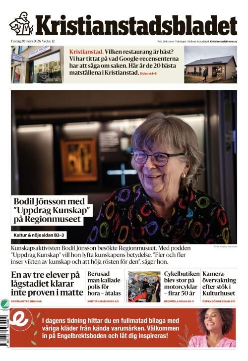 Kristianstadsbladet 20.3.2026