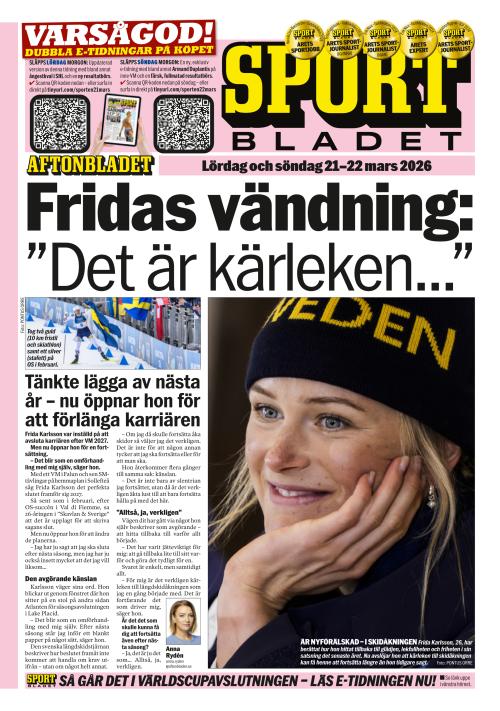 Aftonbladet Sportbladet 21.3.2026