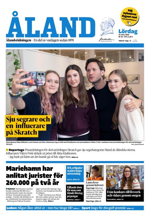Ålandstidningen 21.3.2026