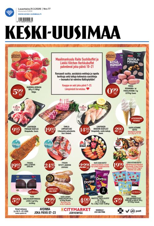 Keski-Uusimaa 21.3.2026