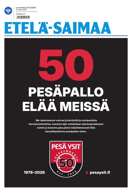 Etelä-Saimaa 21.3.2026