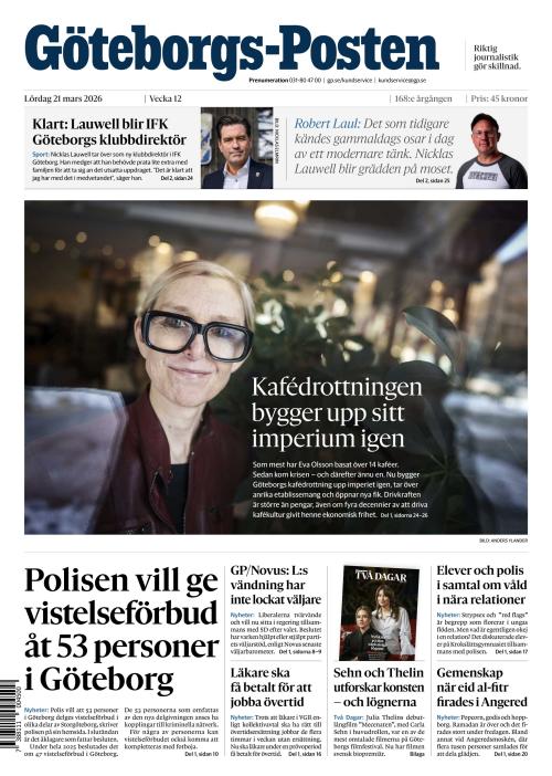 Göteborgs-Posten 21.3.2026