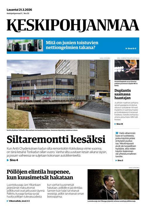 Keskipohjanmaa 21.3.2026