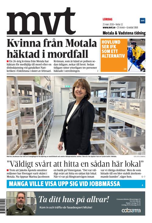 Motala Vadstena Tidning 21.3.2026