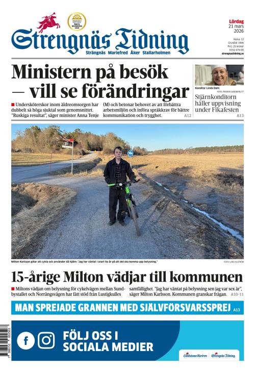 Strengnäs Tidning 21.3.2026