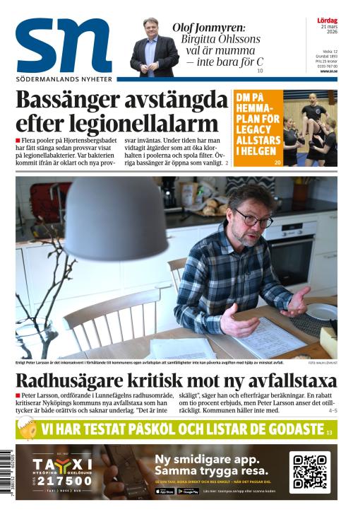 Södermanlands Nyheter 21.3.2026