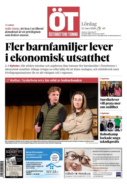 Österbottens Tidning 21.3.2026