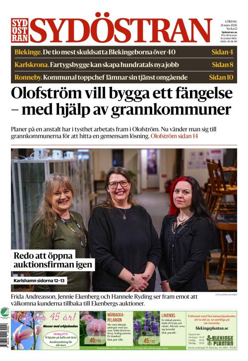 Sydöstran 21.3.2026