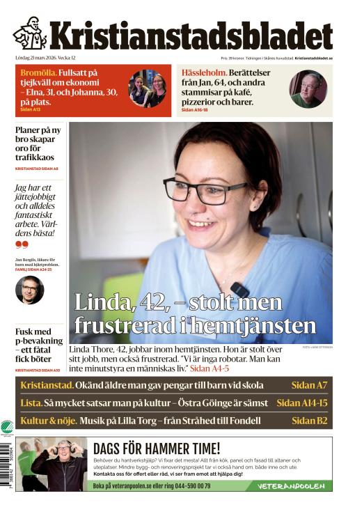 Kristianstadsbladet 21.3.2026