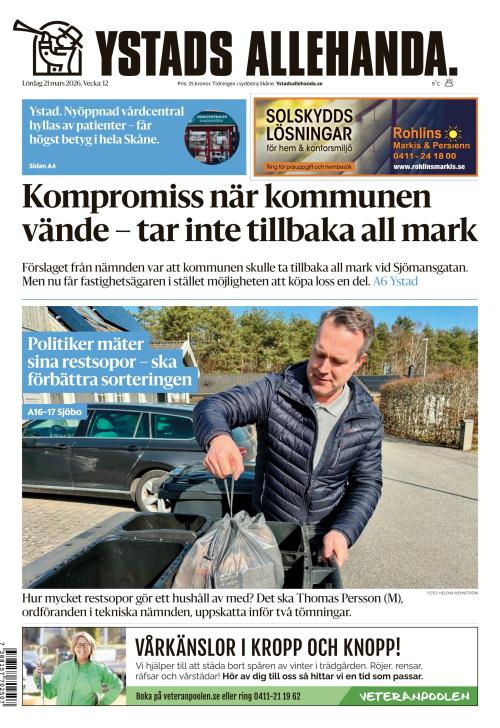 Ystads Allehanda 21.3.2026