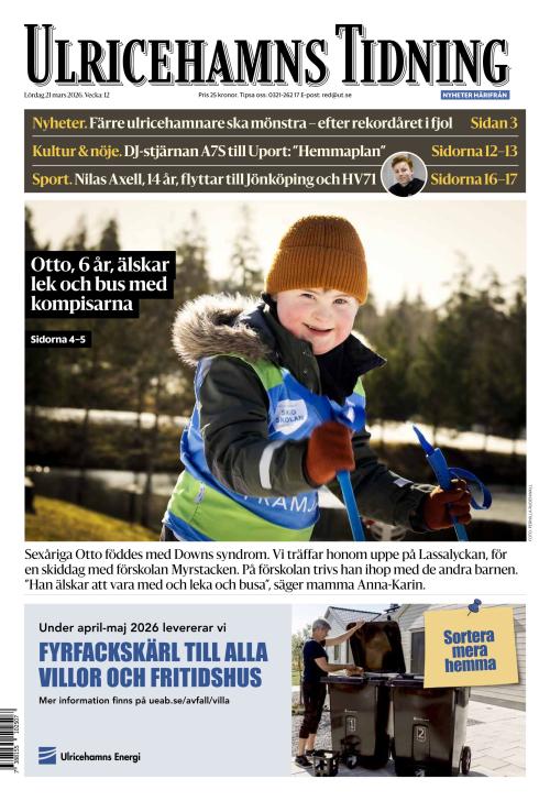 Ulricehamns Tidning 21.3.2026