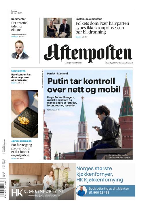 Aftenposten 22.3.2026