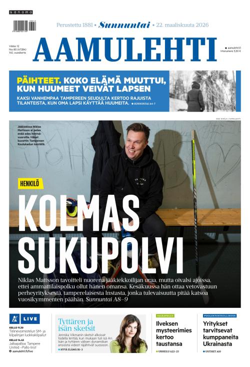 Aamulehti 22.3.2026