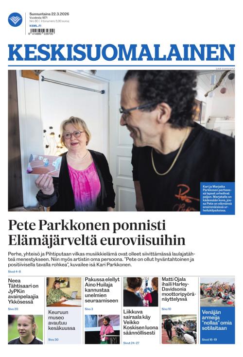Keskisuomalainen 22.3.2026