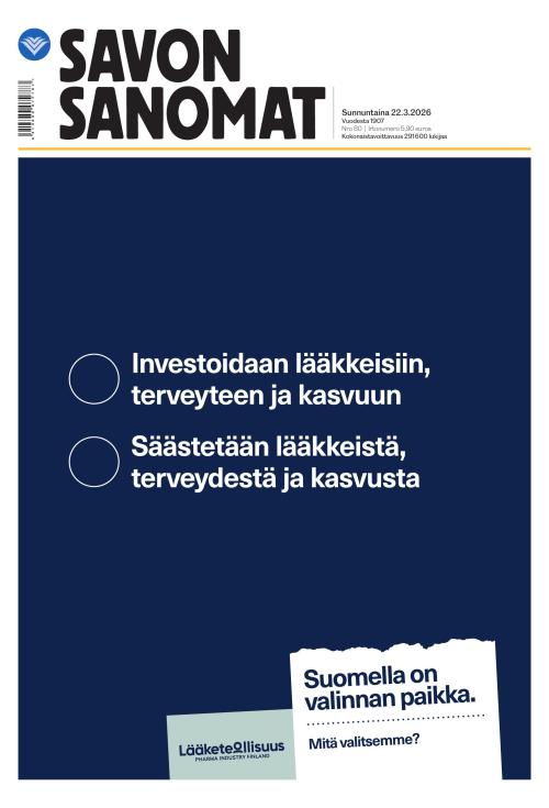 Savon Sanomat 22.3.2026