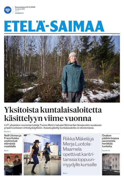 Etelä-Saimaa 22.3.2026