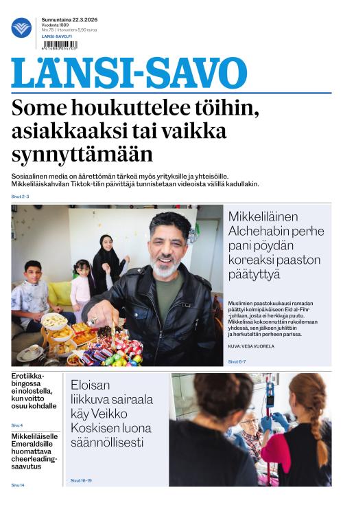 Länsi-Savo 22.3.2026