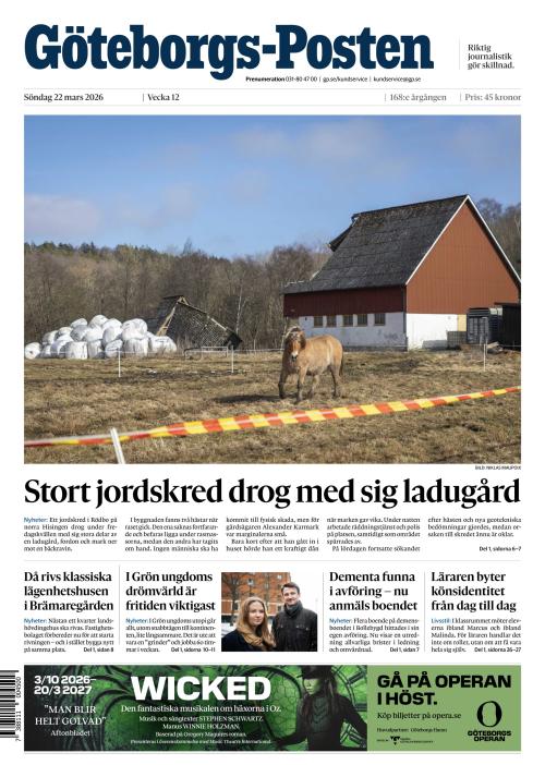 Göteborgs-Posten 22.3.2026