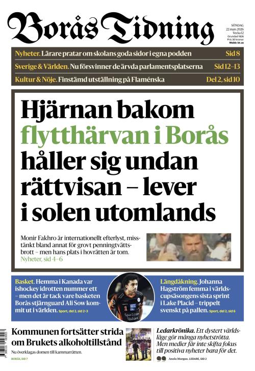 Borås Tidning 22.3.2026