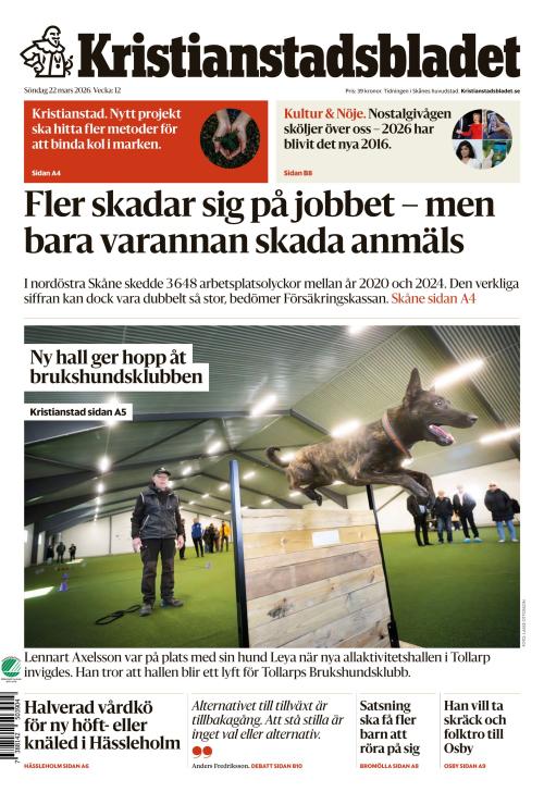 Kristianstadsbladet 22.3.2026