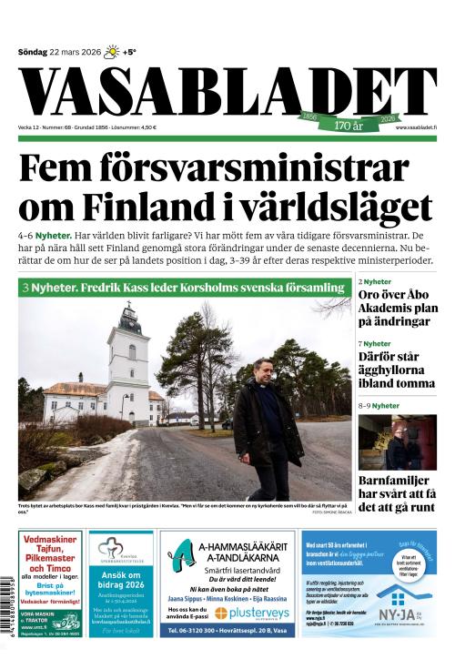 Vasabladet 22.3.2026