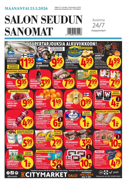 Salon Seudun Sanomat 23.3.2026