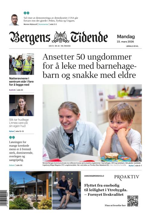 Bergens Tidende 23.3.2026