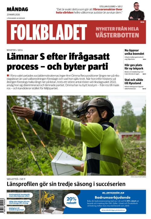 Folkbladet (Västerbotten) (SE) 23.3.2026