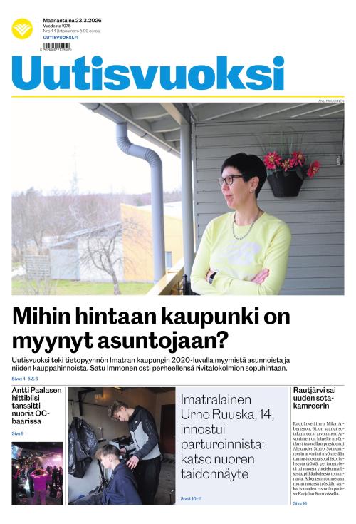 Uutisvuoksi 23.3.2026