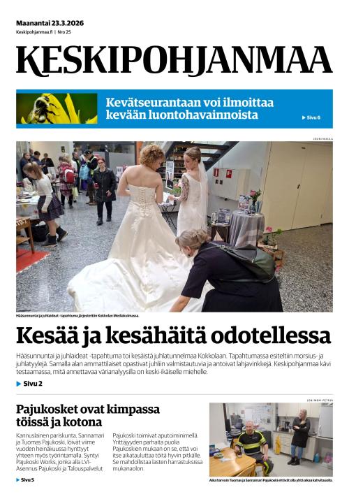 Keskipohjanmaa 23.3.2026