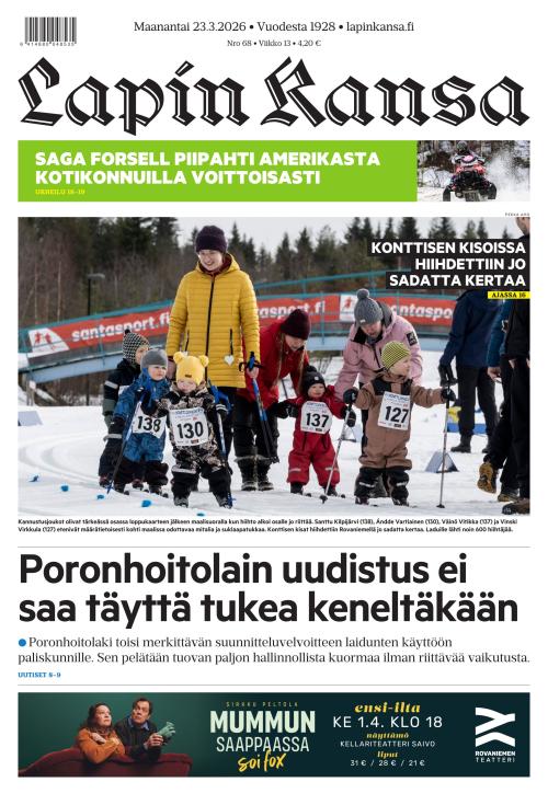 Lapin Kansa 23.3.2026