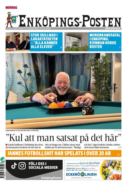 Enköpings-Posten 23.3.2026