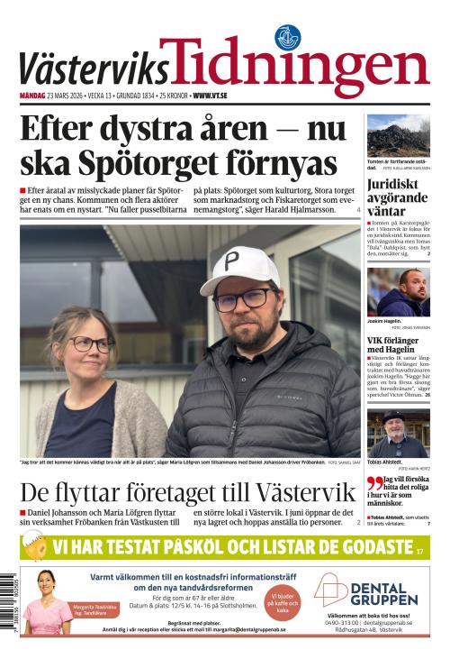 Västerviks-Tidningen 23.3.2026