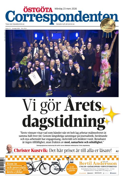 Östgöta Correspondenten 23.3.2026