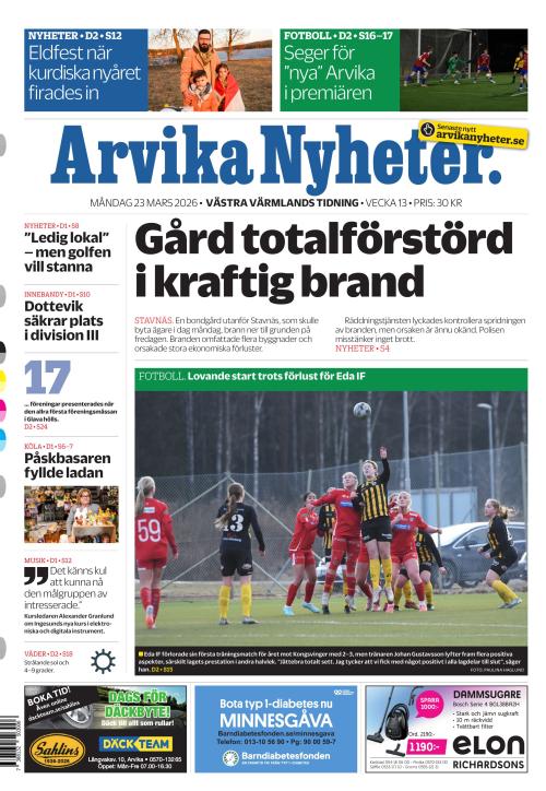 Arvika Nyheter 23.3.2026