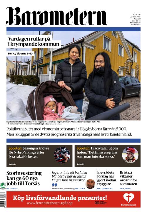 Barometern OT 23.3.2026