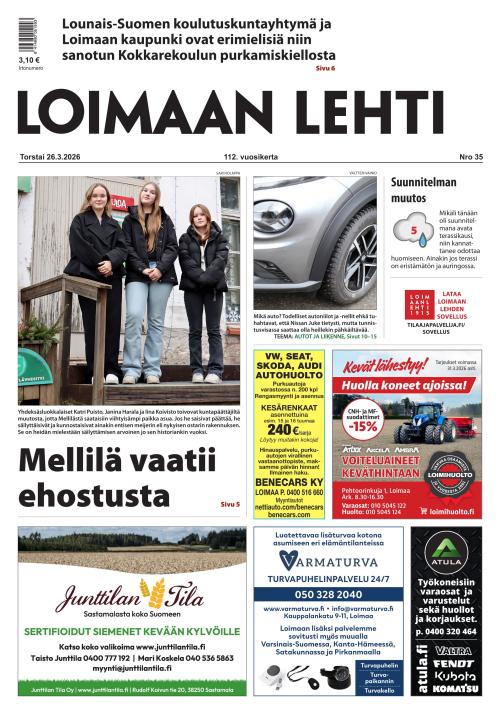 Loimaan Lehti 26.3.2026