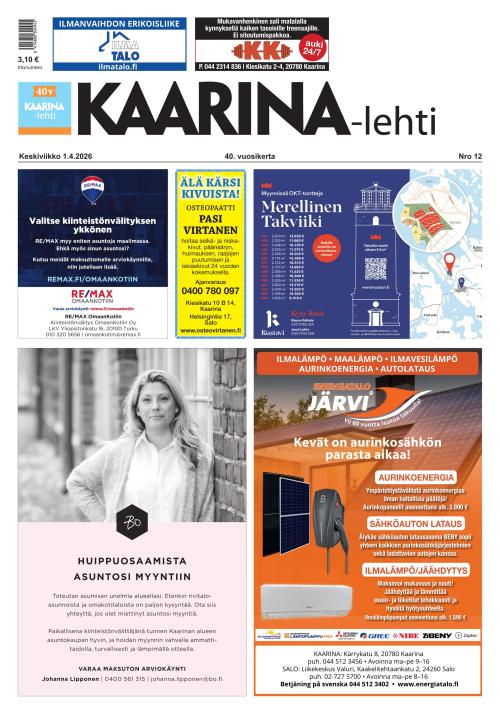Kaarina-lehti 1.4.2026