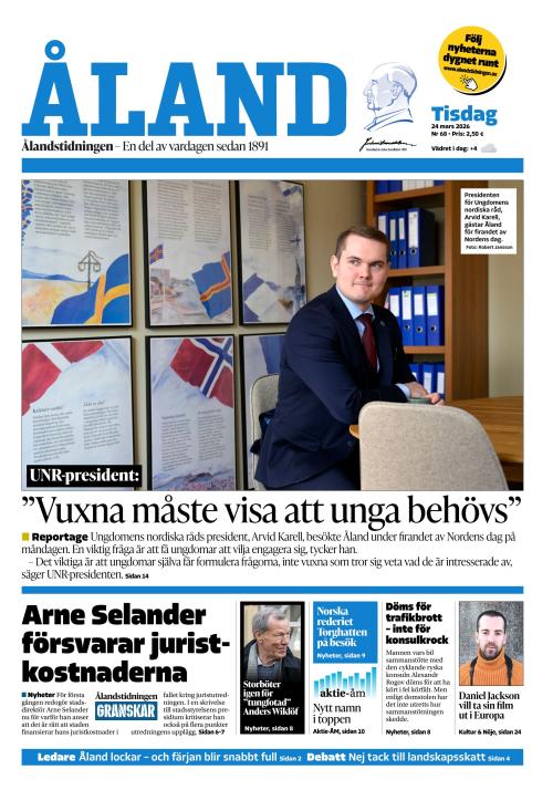 Ålandstidningen 24.3.2026