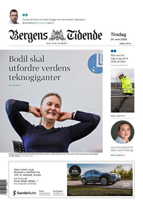Bergens Tidende 24.3.2026