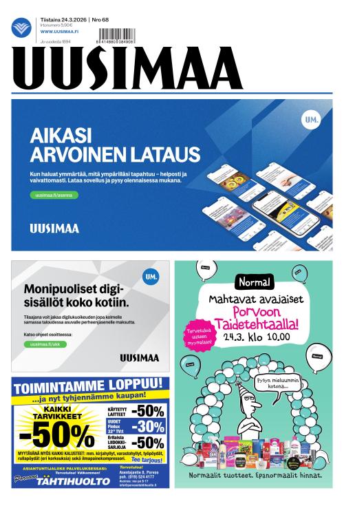Uusimaa 24.3.2026