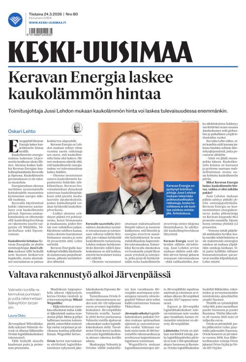 Keski-Uusimaa 24.3.2026