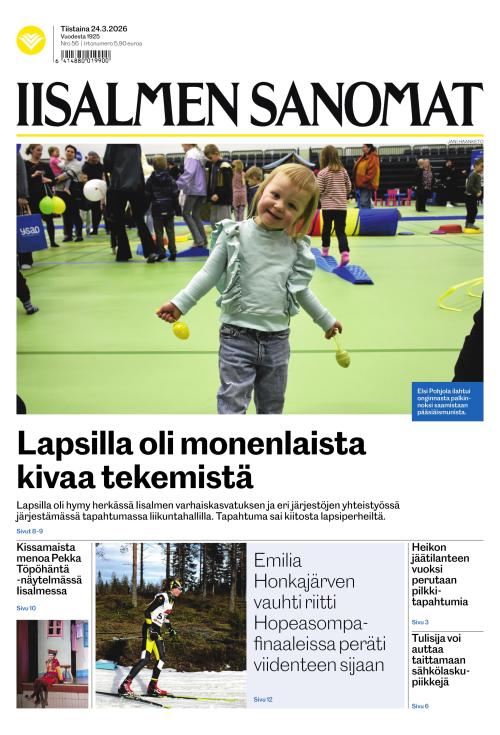 Iisalmen Sanomat 24.3.2026