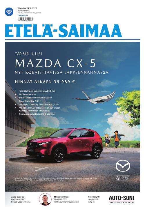 Etelä-Saimaa 24.3.2026