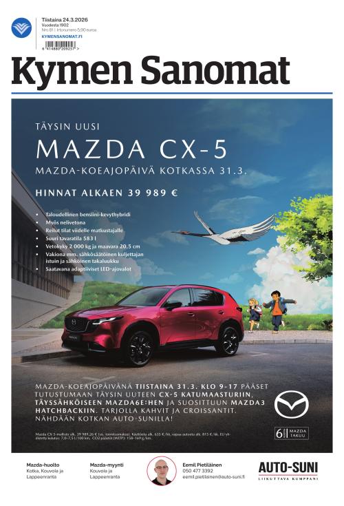 Kymen Sanomat 24.3.2026