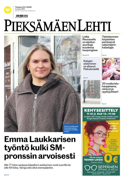 Pieksämäen lehti 24.3.2026